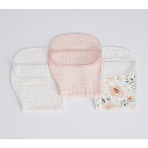 Meredith Muslin Burp Cloth, Set of 3