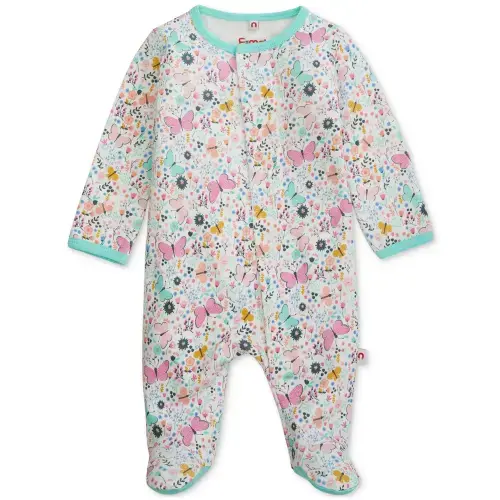 Baby Cotton Magnetic Footed Coverall