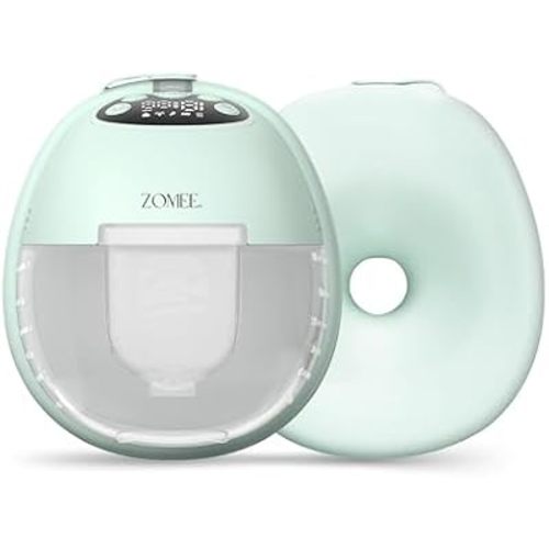 Zomee Mother's Nature W1 Warming Wearable Breast Pump, Hospital-Grade, Pair