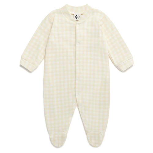 baby sleepsuit- buttermilk