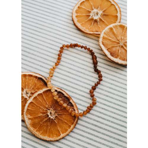 Raw Baltic Amber + Sunflower || Necklace || – CanyonLeaf