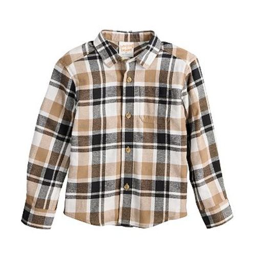 Baby & Toddler Boy Jumping Beans® Flannel Button Down Shirt