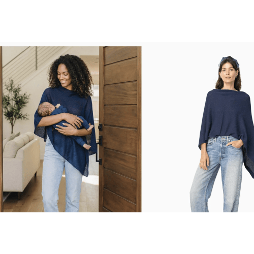 The Navy Cocoon™ Breathable Nursing Cover