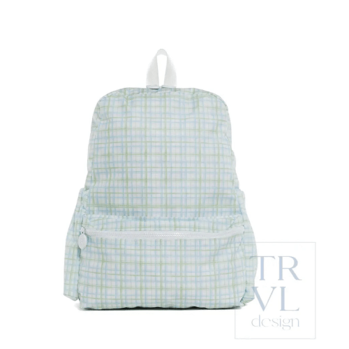 Backpack - Classic Plaid Green