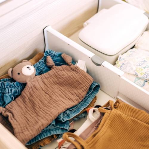 Sprucely Drawer Dividers - Bright White, 4 Pack