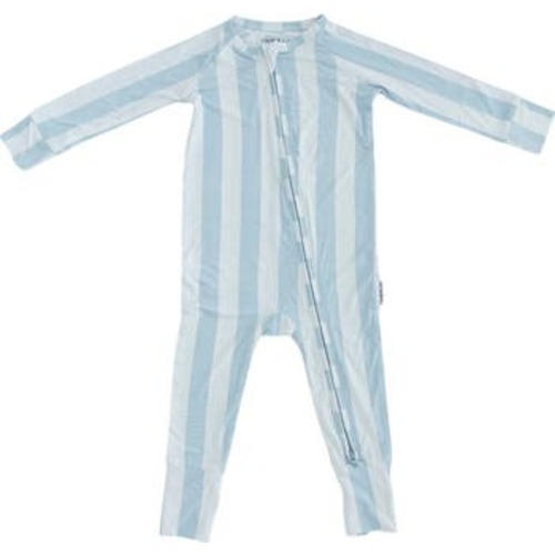 Cotton Candy Stripes Double Zipper Convertible Romper