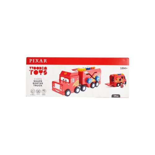 Disney Pixar Cars Wooden Toys Shape Sorter Truck