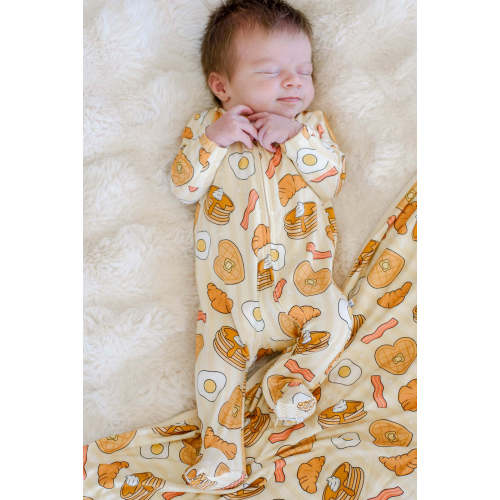 Zipper Footie | Love You A Brunch