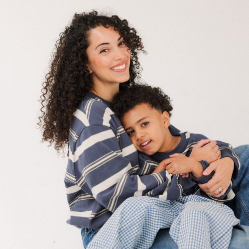 Mom Matching Striped Long Sleeve