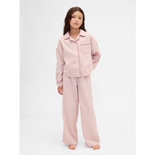 Kids Recycled Flannel PJ Set