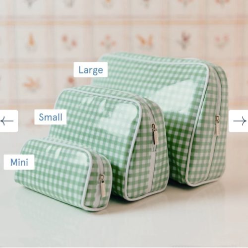Patterned Toiletry Bag Trio Archive (3 pieces)