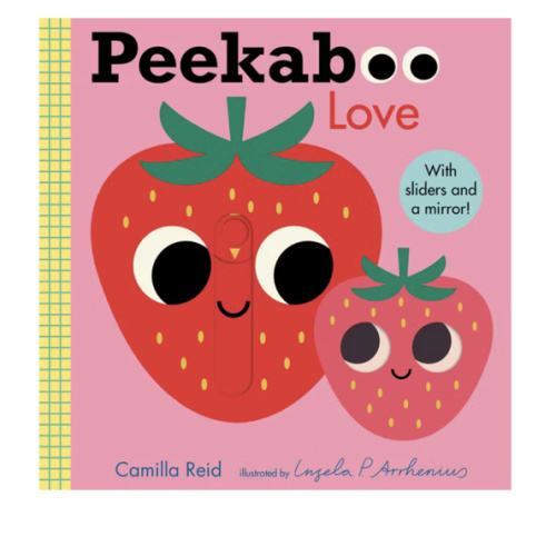 Peekaboo: Love: (An Interactive Board Book for Babies & Toddlers with Mirror & Sliders to Push, Pull, or Turn. Cute Artwork Includes a Strawberry, Rainbow, Ladybug, & More.) (Peekaboo You)