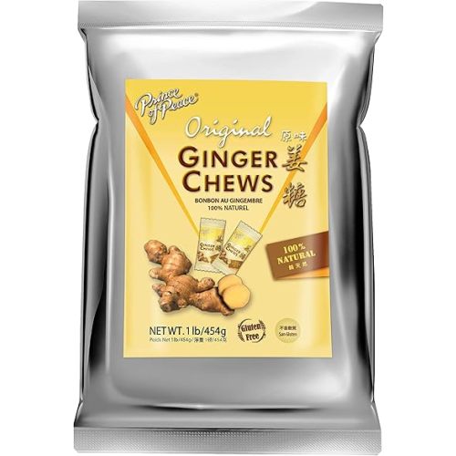 Prince of Peace Original Ginger Chews, 1 lb. – Candied Ginger – Candy Pack – Ginger Chews Candy – Natural Candy