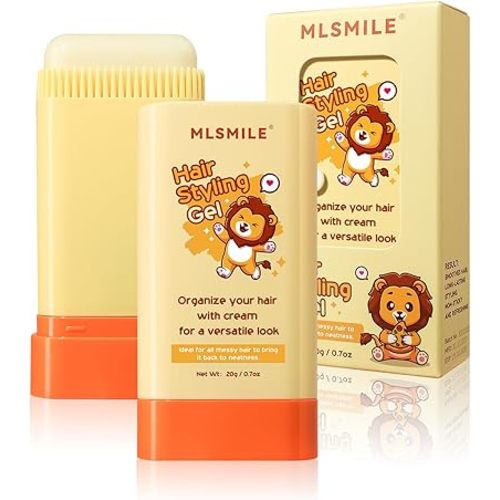 Hair Styling gel for Baby Hair Wax Stick with Built-in Comb