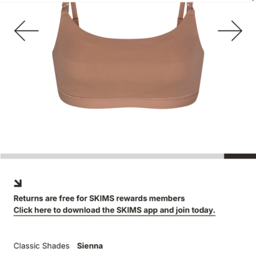 FITS EVERYBODY MATERNITY NURSING SCOOP BRALETTE | SIENNA Large