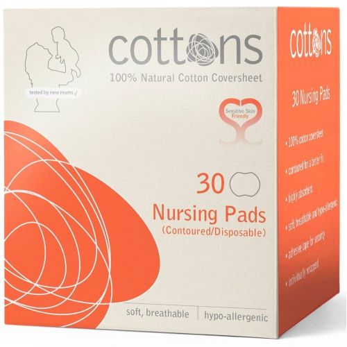 Cottons Disposable Breast Pads 30 Pack