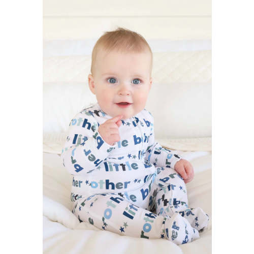 Little Brother Zipper Footie