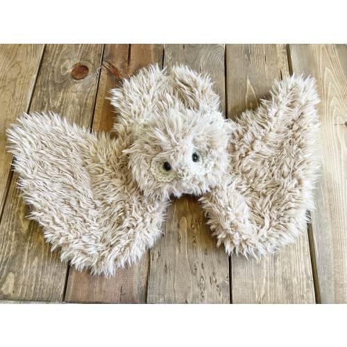 Owl Lovey Plush, Crochet Accents, Nursery Decor