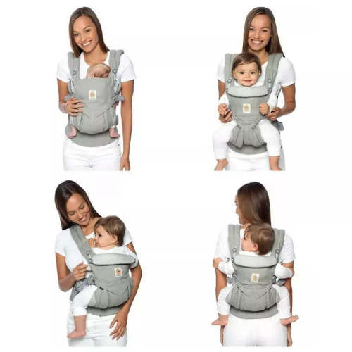 Omni Classic All Carry Positions Baby Carrier for Newborn to Toddler - Pearl Gray