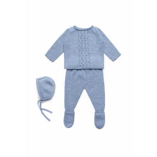 Sasha Baby Set in Bluebell | Over The Moon