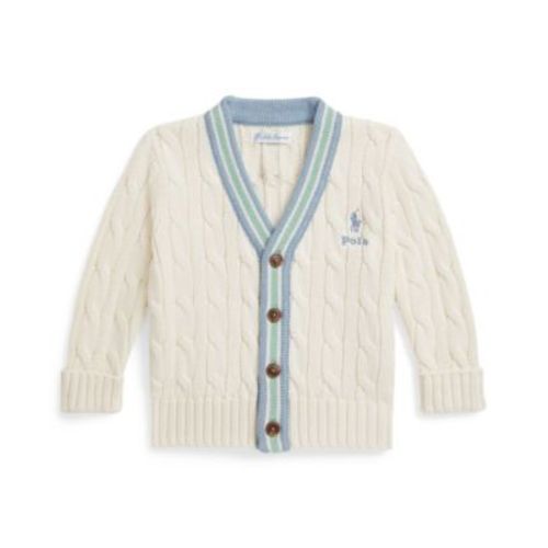 Baby Boys' Cotton Cricket Cardigan