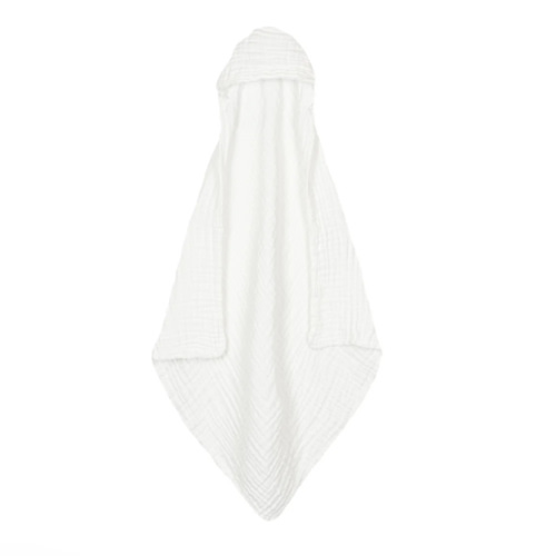 Bath - Infant Hooded Towel - White