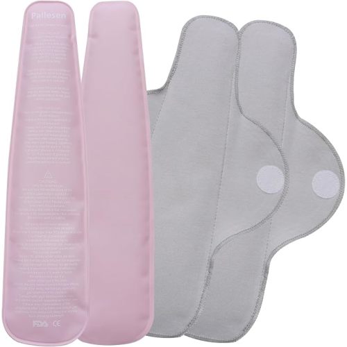 Pallesen Reusable Perineal Ice Packs, Perineal Cooling Pad, Postpartum Cold Packs, Cold and Hot Pack for Women After Birth and Delivery, Pregnancy & Hemorrhoid Pain Relief, Vaginal Discomfort