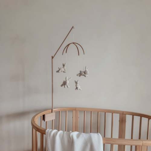 Hop little bunnies - baby mobile