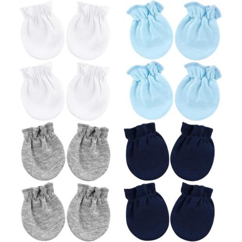 Newborn Infant Toddler Mittens No Scratch Cotton Elastic Wrist - TikTok Shop