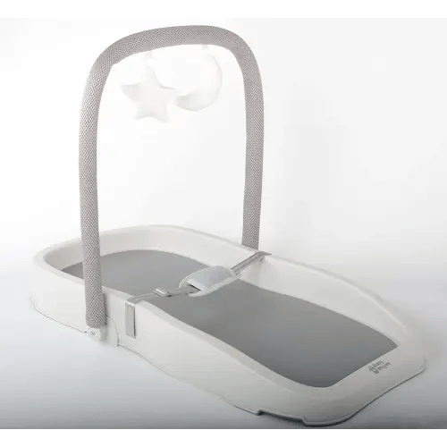 Duraking Pro 4 in 1 Baby Changing pad Washable Portable Diaper Toy bar Changing Tray Non-Slip no Stain Waterproof Changing Table (Gray)