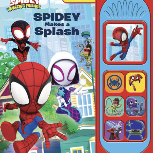 Marvel Spider-man - Spidey and his Amazing Friends – Spidey Makes a Splash Sound Book - PI Kids