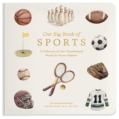 Our Big Book of Sports: A Collection of 100+ Foundational Words for Future Athletes Book