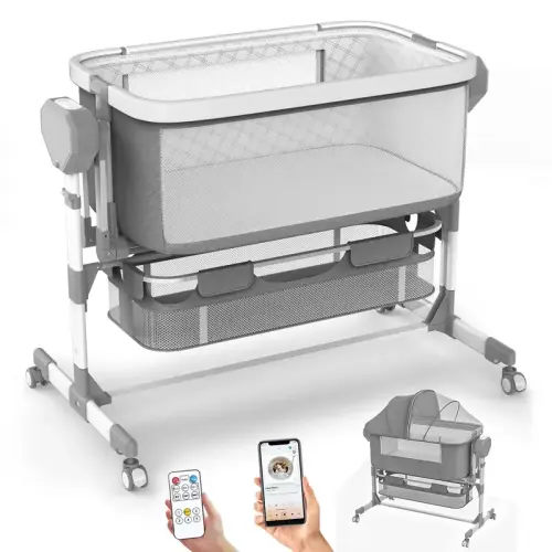 Rocking Bassinet for Baby, Electric Baby Bassinet Automatic - TikTok Shop