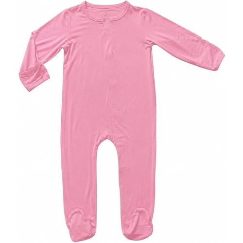 Avee & Co Footie Pajamas - Quick Magnetic Fastener Sleeper for Baby Boy and Girl (0-24 months)