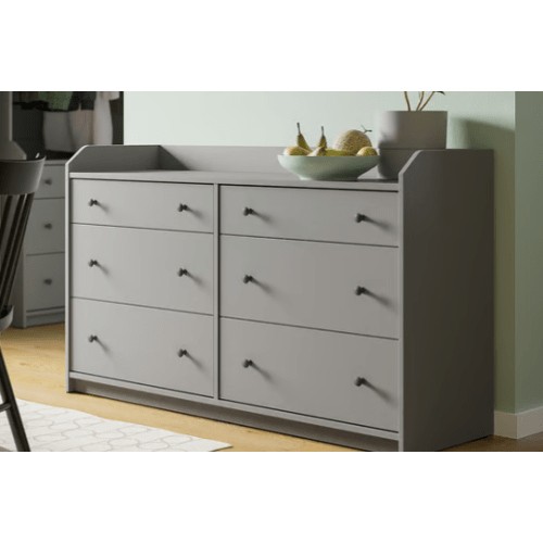 Ikea - HAUGA
6-drawer dresser, gray