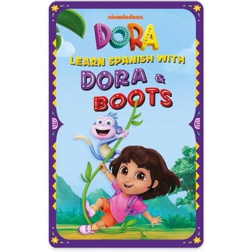 Yoto Learn Spanish with Dora and Boots - Kids Audio Card for Use with Player & Mini All–in–1 Audio Player, Educational & Screen–Free Listening with Fun Playtime, Bedtime & Travel Stories, Ages 2-5