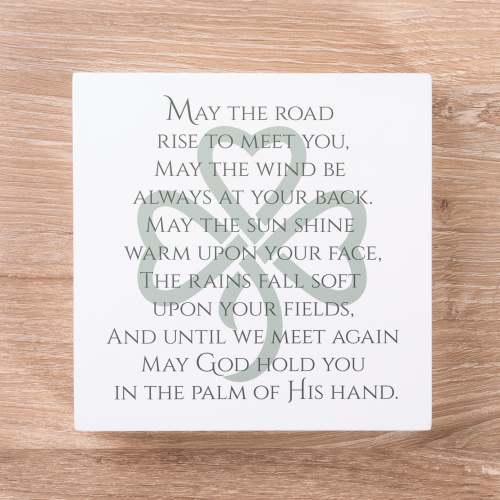 Irish Blessing Wood Block