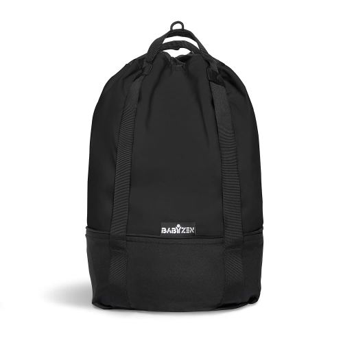 Babyzen Stokke YOYO Bag - Provides Additional, Sturdy Storage on the YOYO2 Stroller - Includes Wheel Base & Hooks - Black