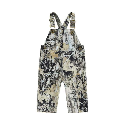 BemeyourBBs Toddler Baby Boy Girl Camouflage Overalls Camo Outfit Jumpsuit Print Sleeveless Romper Suspender Pants Kids Hunting Clothes