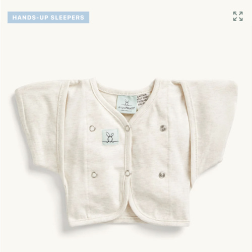 Butterfly Cardi Oatmeal Marle for Arms-Out Sleep – ergoPouch AU