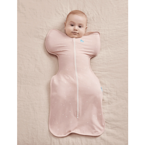 Swaddle Up™ 1.0 TOG Cotton Powder Pink Twinkle