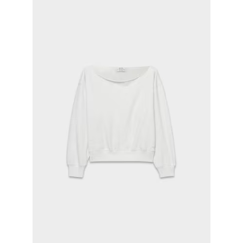 Cozy Sweatfleece BF Off-Shoulder Sweatshirt