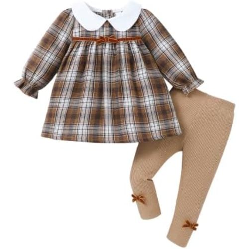 Baby Girl Clothes Toddler Outfit Fall Winter 2 Piece Pant Set 9M-4Y