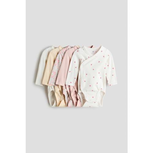 5-PACK WRAPOVER BODYSUITS
