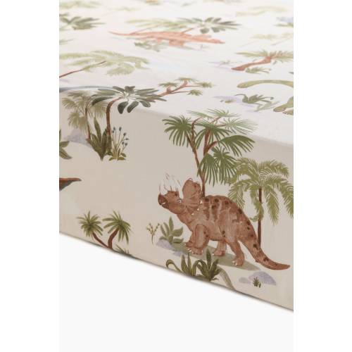 PATTERNED COTTON FITTED SHEET