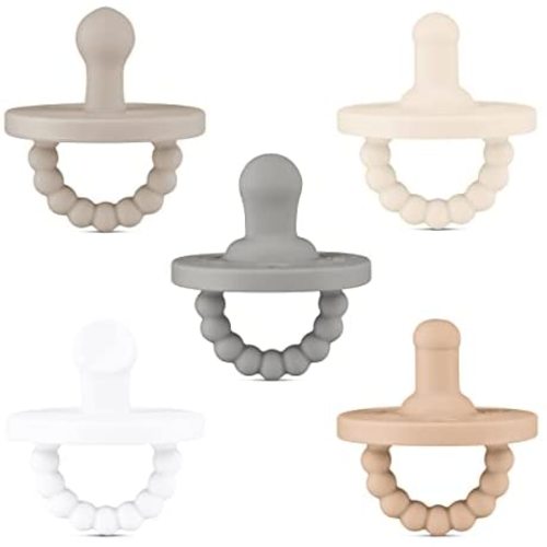 Ryan & Rose Cutie PAT Pacifier Teether (Starter Kit, Neutral)