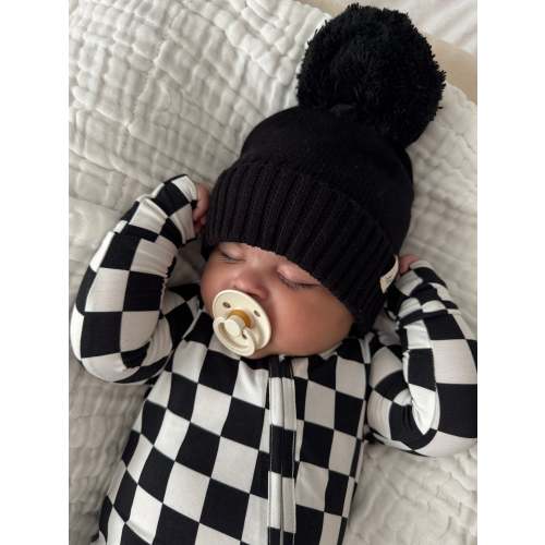Luna + Luca Pom Beanie - Midnight