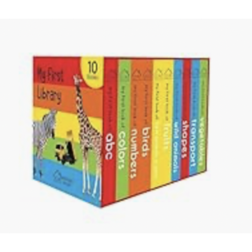 My First Library: Boxset of 10 Board Books for Kids