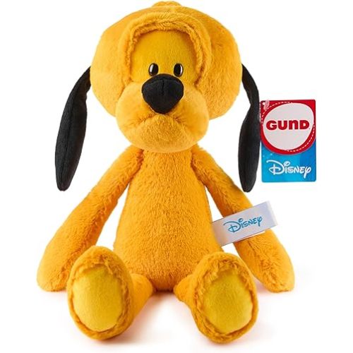GUND Disney Official Pluto Toothpick Plush, Pluto Dog Stuffed Animal for Ages 1 and Up, Yellow, 15”