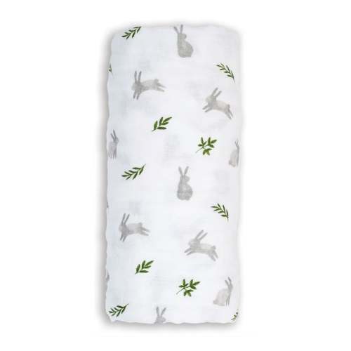 Couverture Mousseline - Lapins